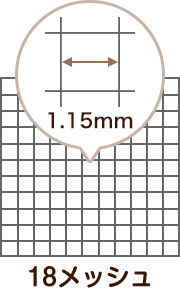 18メッシュ